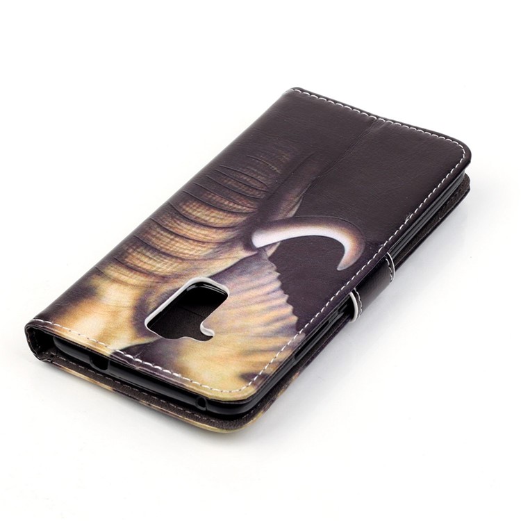 Embossed Leather Wallet Case for Huawei Honor 5c / GT3 - Elephant Pattern-5