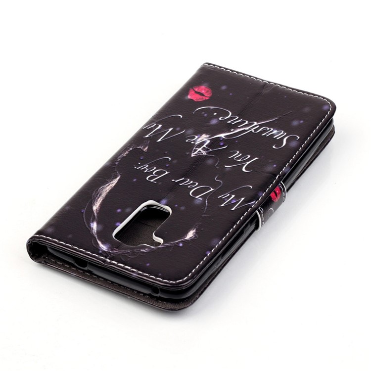 Embossed Leather Stand Shell for Huawei Honor 5c / GT3 - English Characters-5