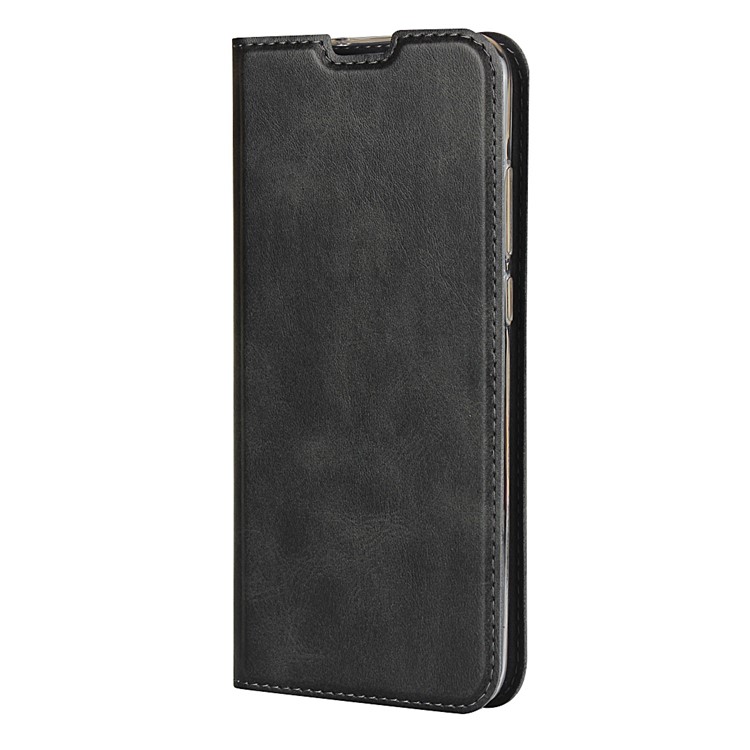 Leather Stand Case with Card Slot for Huawei Honor 10 Lite - Black-3