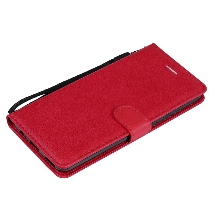 Caso Del Soporte Del Cuero De La Cartera De Color Sólido Para Huawei Se Aparean 30 - Rojo-5