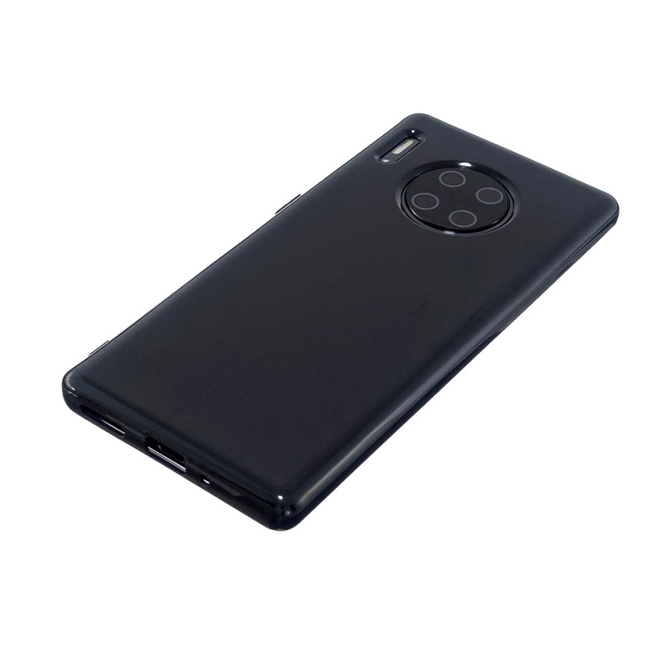 2mm Thickened Soft TPU Phone Cover Case for Huawei Mate 30 - Black-2