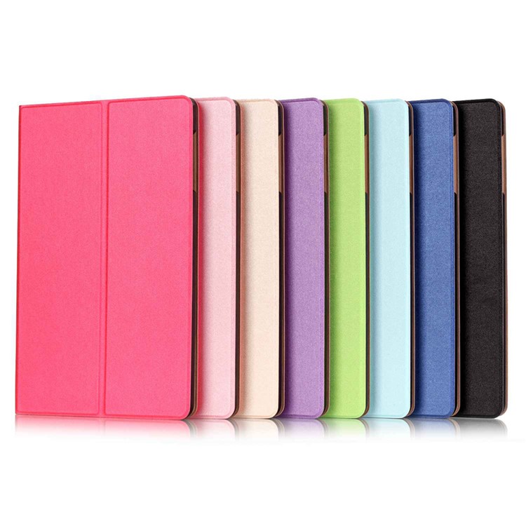 Sand-like Texture Stand Leather Cover for Huawei MediaPad T2 10.0 Pro - Green-11