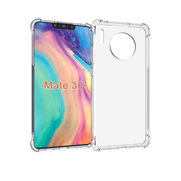 Transparent Shockproof Anti-slip TPU Phone Case Cover for Huawei Mate 30-1