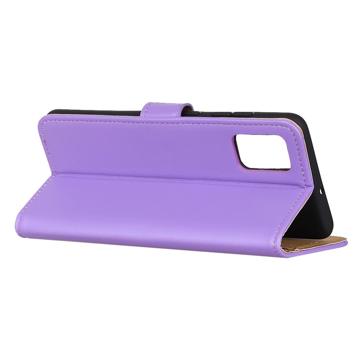 Wallet Leather Stand Phone Cover for Huawei Honor V30/V30 5G - Purple-9