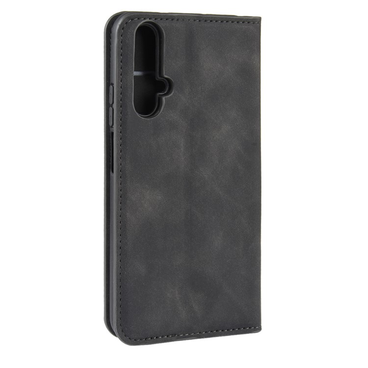 Wallet Leather Stand Case for Huawei Honor 20 / nova 5T - Black-6