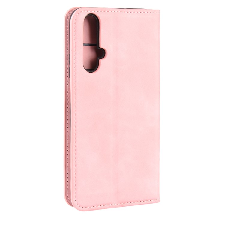 Wallet Leather Stand Case for Huawei Honor 20 / nova 5T - Pink-6