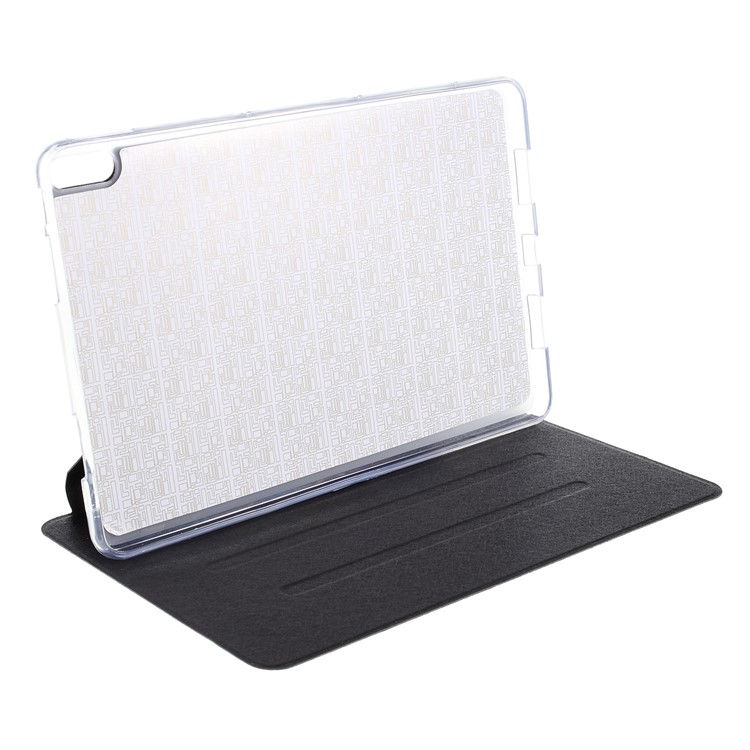 Silk Texture Leather Tri-fold Stand Tablet Cover for Huawei MatePad Pro - Black-7