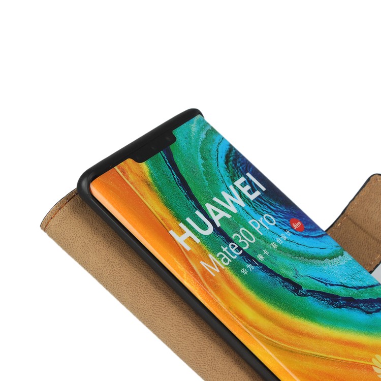Genuine Leather Wallet Stand Case Cover for Huawei Mate 30 Pro-13