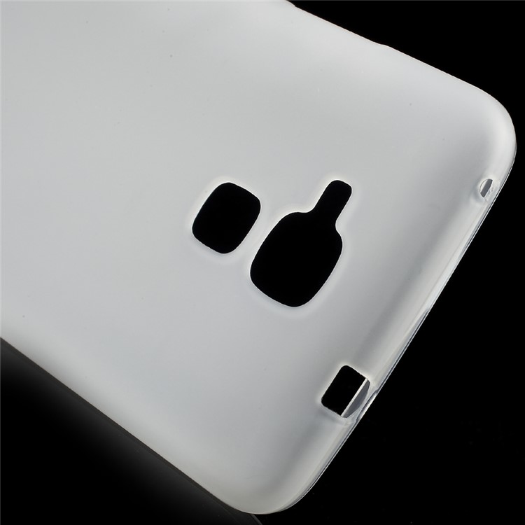 Matte TPU Gel Phone Cover for Huawei Honor 5c / GT3 - White-4