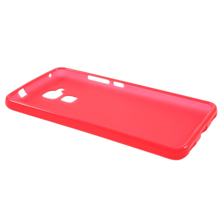 Matte TPU Gel Protective Case for Huawei Honor 5c / GT3 - Red-5