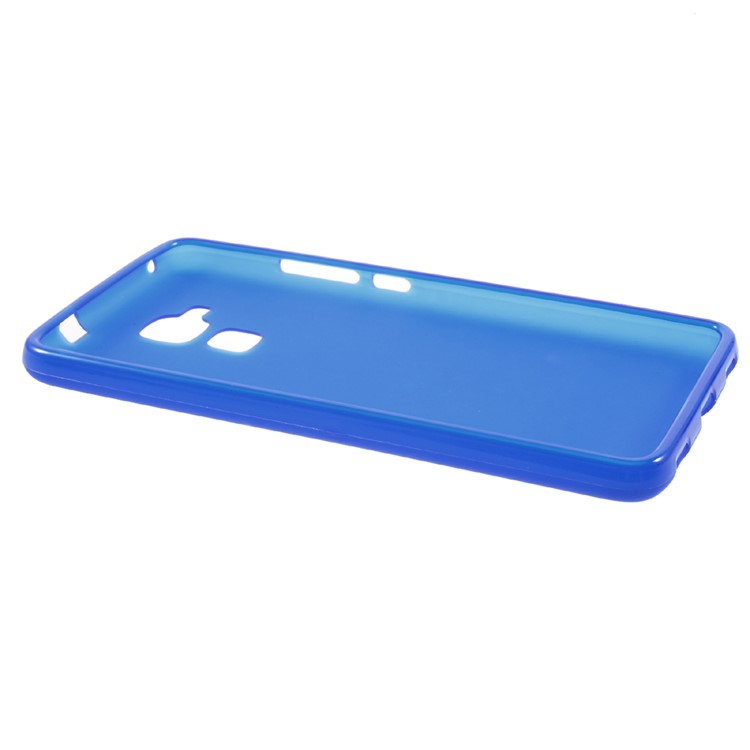 Matte Flexible TPU Gel Phone Case for Huawei Honor 5c / GT3 - Blue-5