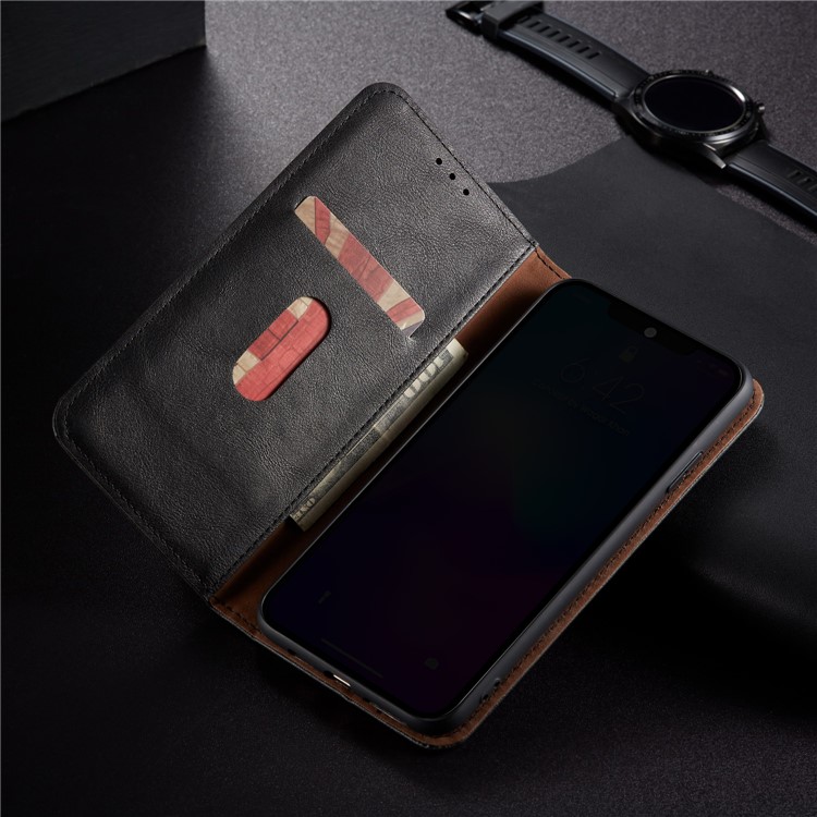 Retro Style Auto-absorbed Crazy Horse Leather Protection Case for Huawei Honor View 30/View 30 Pro/V30/V30 Pro - Black-11