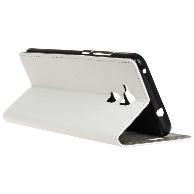 For Huawei Honor 5c / GT3 Flip Wallet Leather Stand Cover - White-5