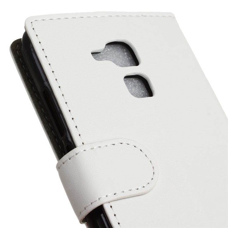 For Huawei Honor 5c / GT3 Flip Wallet Leather Stand Cover - White-7