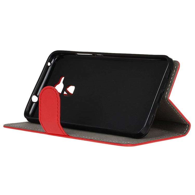 For Huawei Honor 5c / GT3 Flip Wallet Leather Stand Phone Case - Red-4