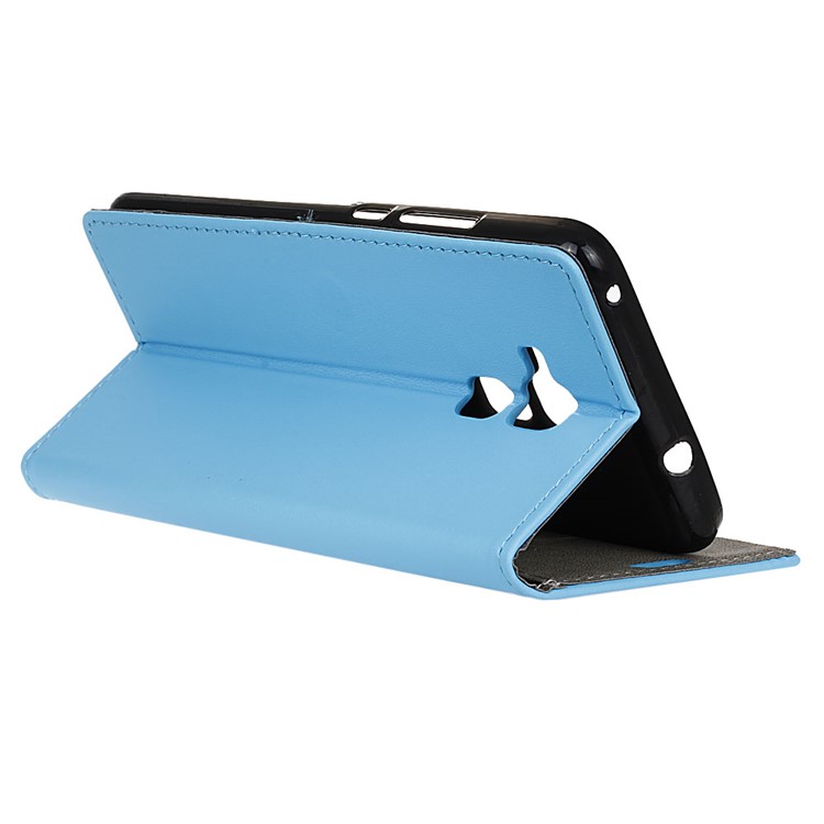 For Huawei Honor 5c / GT3 Card Holder Leather Stand Shell - Blue-5