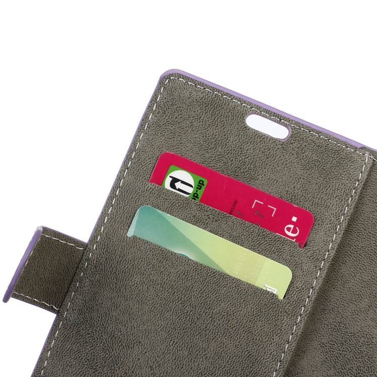 For Huawei Honor 5c / GT3 Protective Leather Wallet Stand Cover - Purple-6