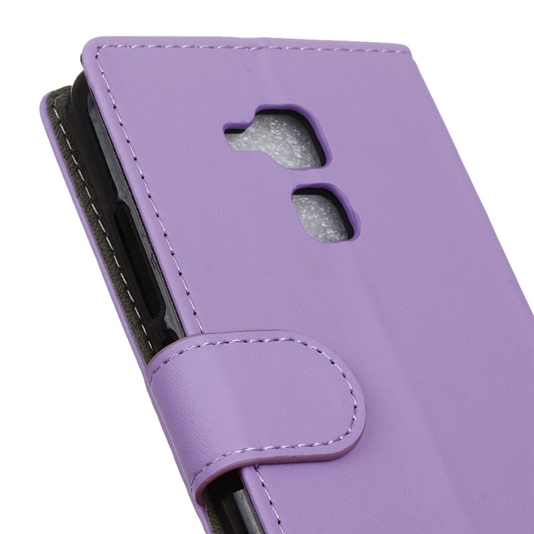 For Huawei Honor 5c / GT3 Protective Leather Wallet Stand Cover - Purple-7