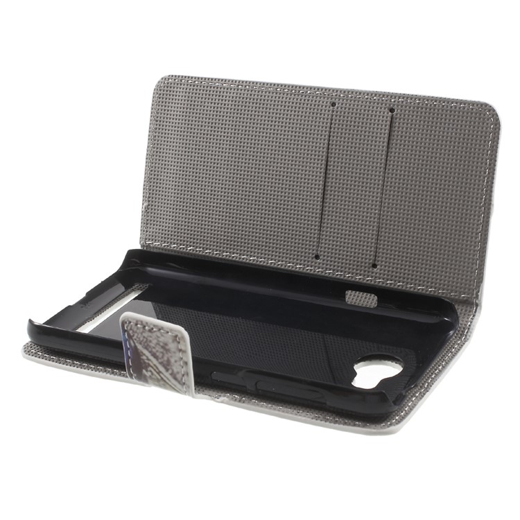 Wallet Leather Stand Case for Huawei Y3II / Y3 II - Blue Butterflies-10