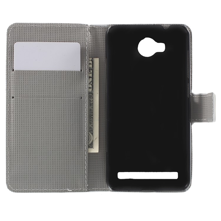 Wallet Leather Stand Case for Huawei Y3II / Y3 II - Multiple Owls-5