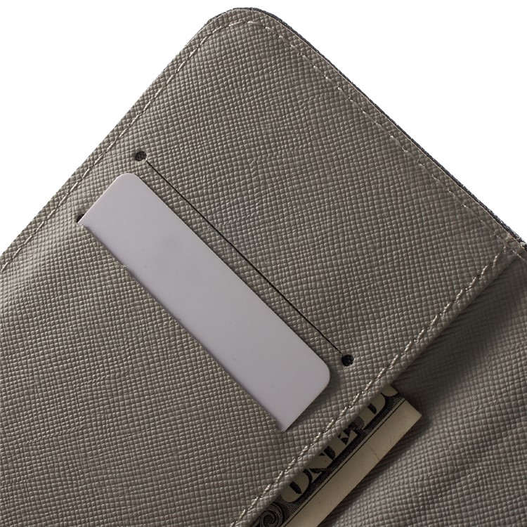 Patterned Leather Wallet Stand Cover for Huawei Y5II / Y5 II - Do Not Touch My Phone-5