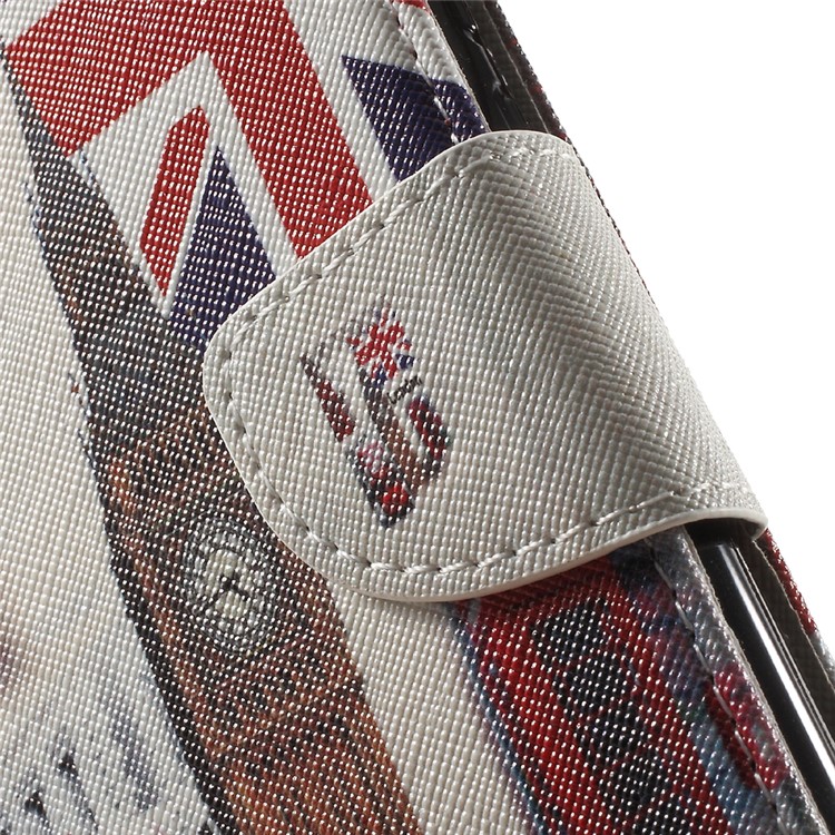 Patterned PU Leather Case for Huawei Y5 II / Y5II - Union Jack and London Big Ben-7