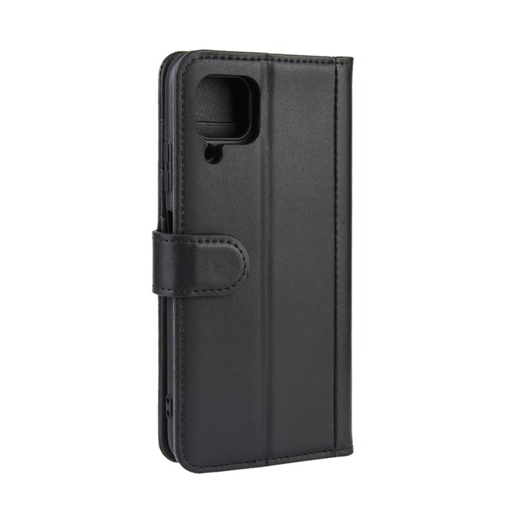 Cubierta Del Teléfono De Soporte De La Carpeta Serraje Genuina Para Huawei Nova 6 SE - Negro-7