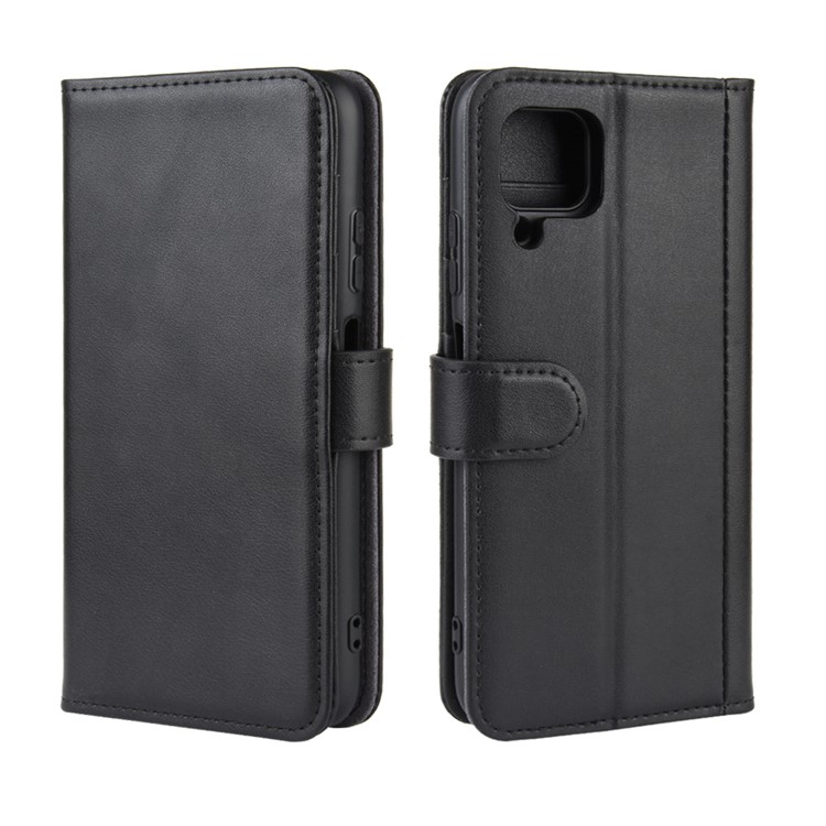 Cubierta Del Teléfono De Soporte De La Carpeta Serraje Genuina Para Huawei Nova 6 SE - Negro-8