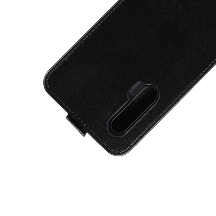 Crazy Horse Vertical Flip Leather Phone Shell Cover with Card Holder for Huawei nova 6 5G - Black-3