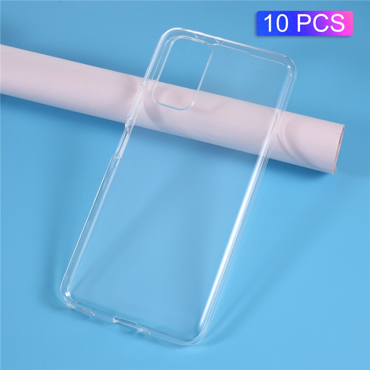 10PCS/Pack Clear TPU Mobile Phone Case with Non-slip Inner for Huawei Honor View 30 Pro/V30 Pro-1