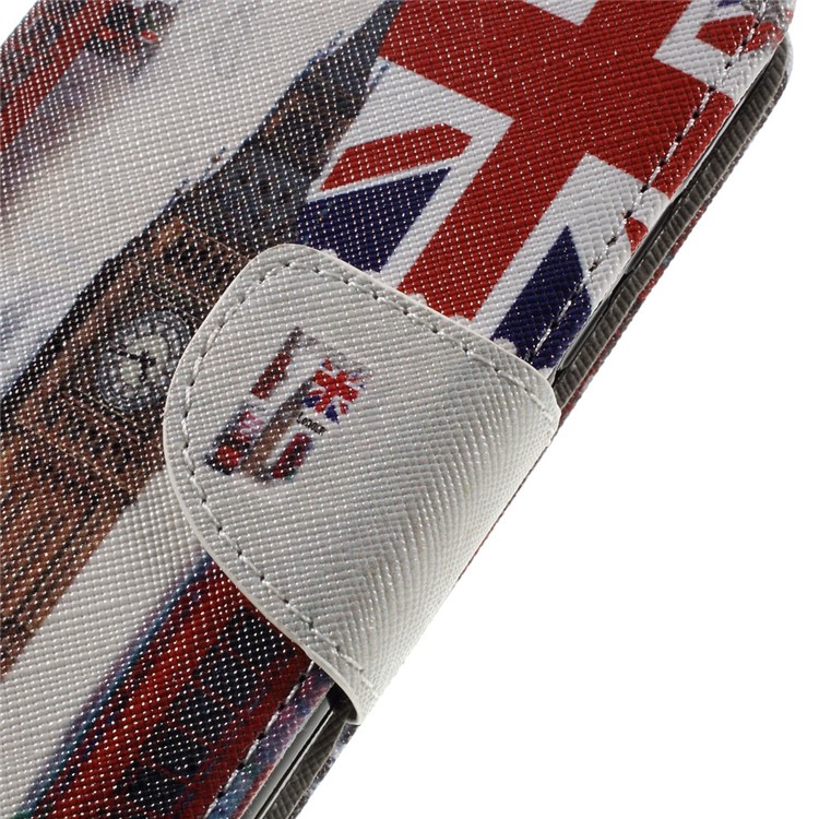 Illustration Leather Wallet Stand Case for Huawei Y6 Pro / Enjoy 5 - London Elements-4