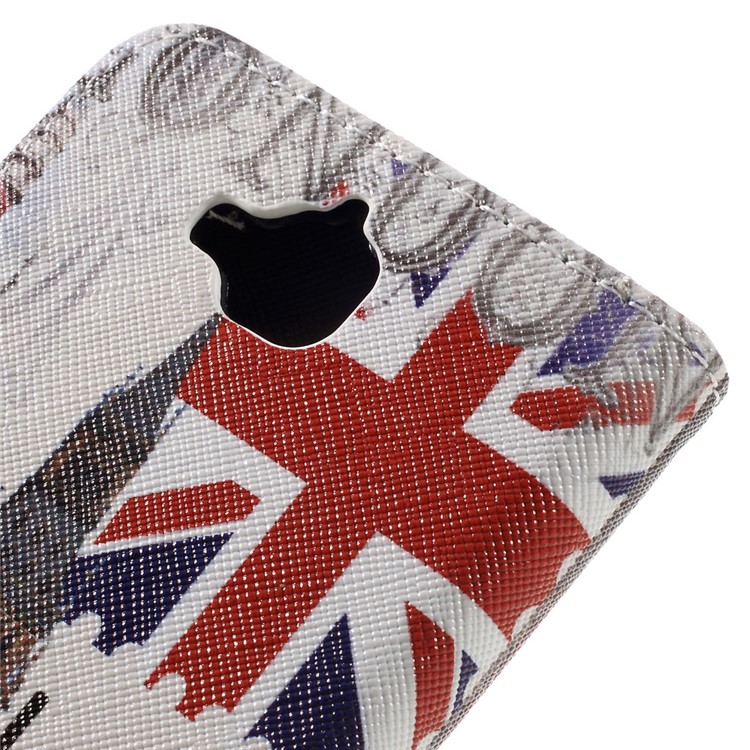 Illustration Leather Wallet Stand Case for Huawei Y6 Pro / Enjoy 5 - London Elements-5