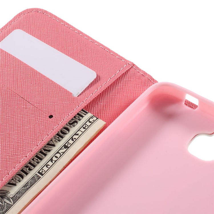 Illustration PU Leather Wallet Cover for Huawei Y6 Pro / Enjoy 5 - Beautiful Butterfly-9