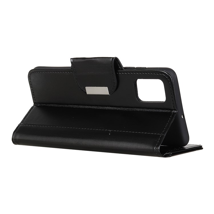 PU Carteira De Couro Caso De Telefone Suporte Para O P40 Huawei - Preto-4