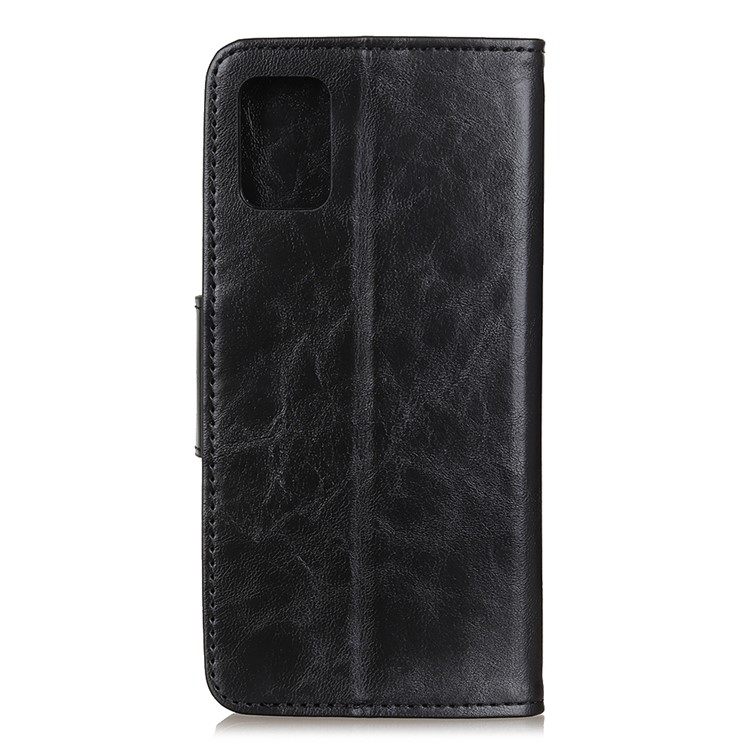 Estojo De Couro Carteira Estande Cavalo Louco Para P40 Huawei Huawei - Preto-3