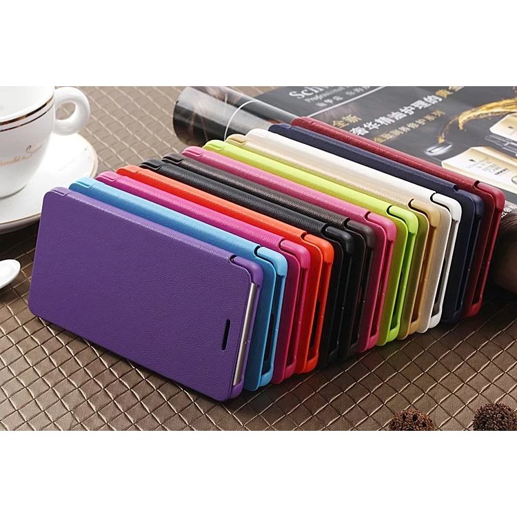 For Huawei P9 Ultra Slim PU Leather Case - Orange-3