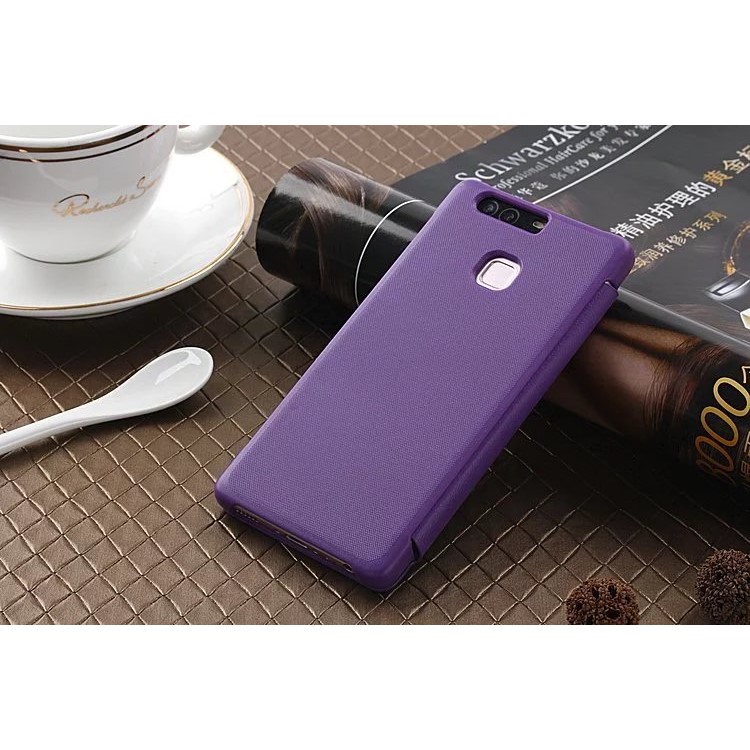 Ultra Slim Leather Protective Case for Huawei P9 - Purple-2