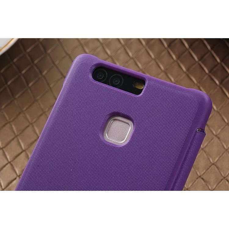 Ultra Slim Leather Protective Case for Huawei P9 - Purple-6