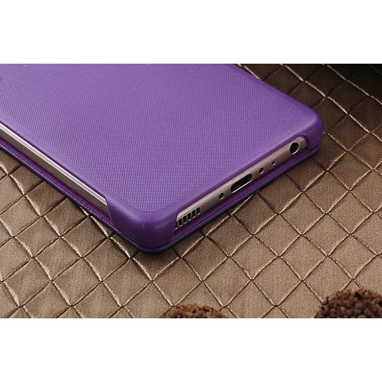 Ultra Slim Leather Protective Case for Huawei P9 - Purple-7