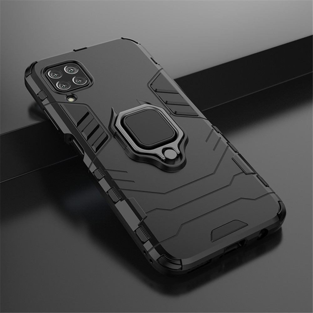 With Kickstand PC+TPU Phone Cover for Huawei nova 6 SE/nova 7i/P40 Lite - Black-10