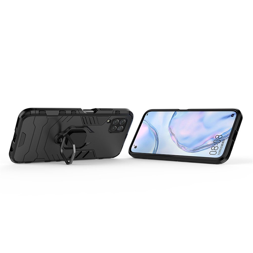 With Kickstand PC+TPU Phone Cover for Huawei nova 6 SE/nova 7i/P40 Lite - Black-7