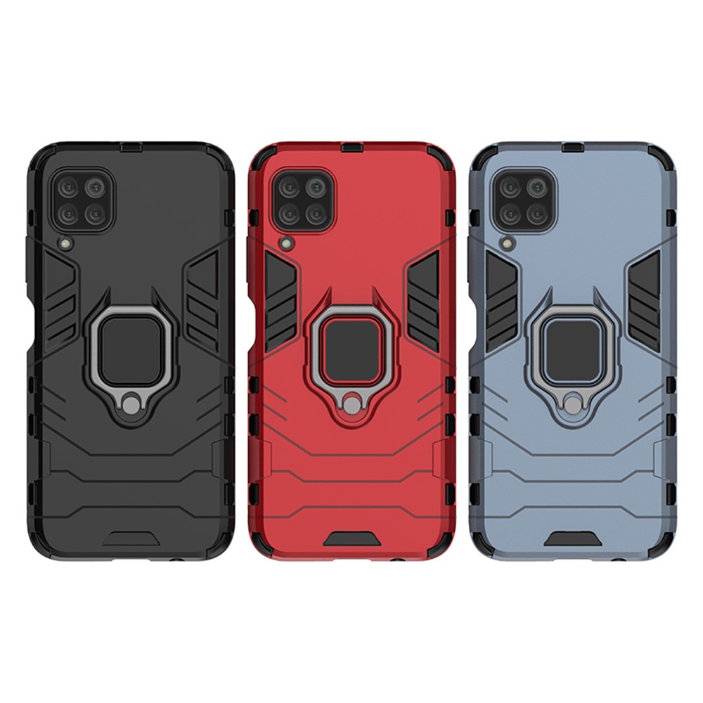 With Kickstand PC+TPU Phone Cover for Huawei nova 6 SE/nova 7i/P40 Lite - Black-9