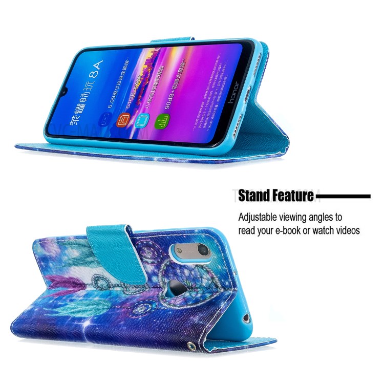 Printing Cross Surface Phone Case for Huawei Y6 (2019, with Fingerprint Sensor)/Y6 Prime (2019)/Y6 Pro (2019)/Honor 8A/Enjoy 9e - Dream Catcher-6