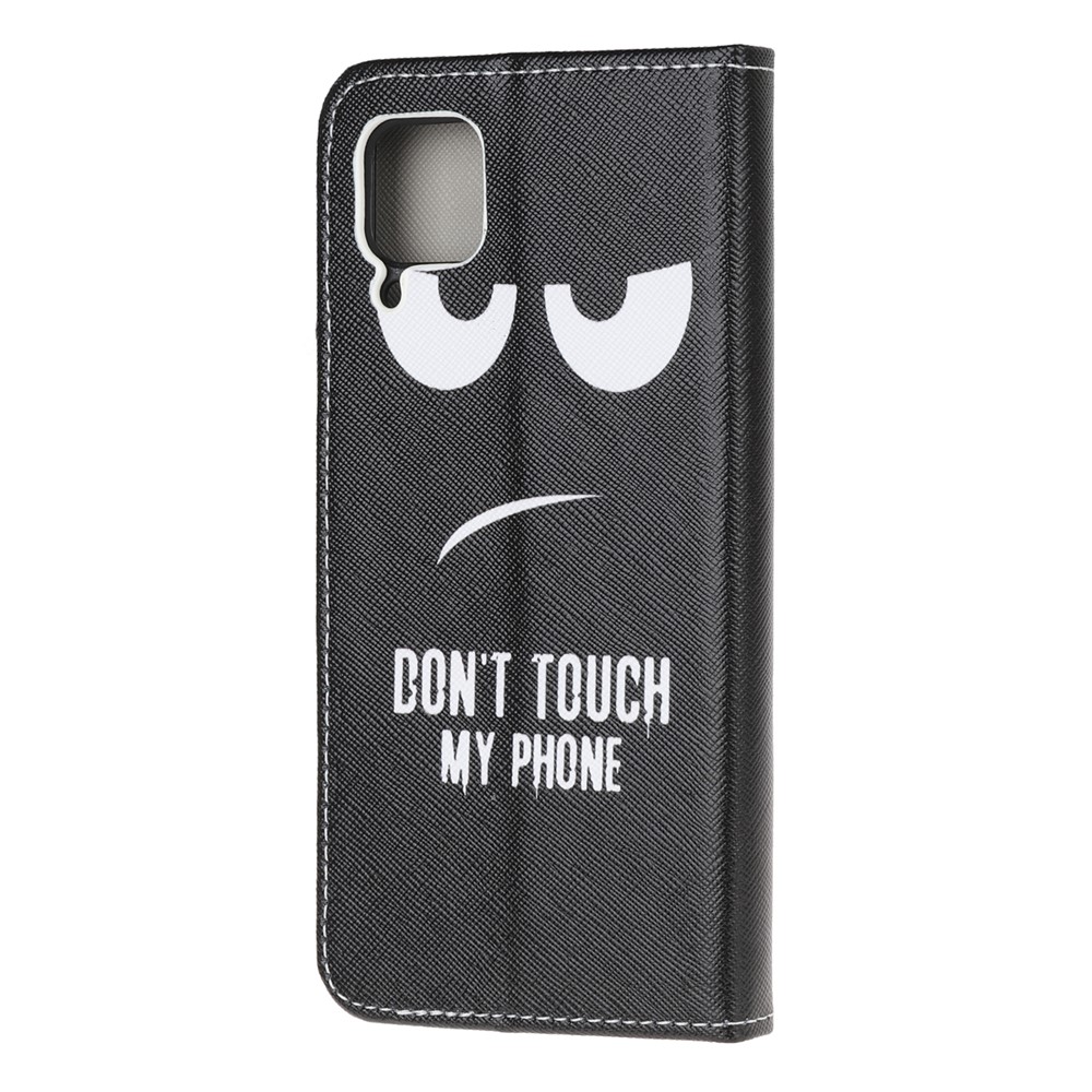 Pattern Printing Wallet Flip Leather Phone Cover Case for Huawei P40 lite/Nova 6 SE/Nova 7i - Don't Touch My Phone-3