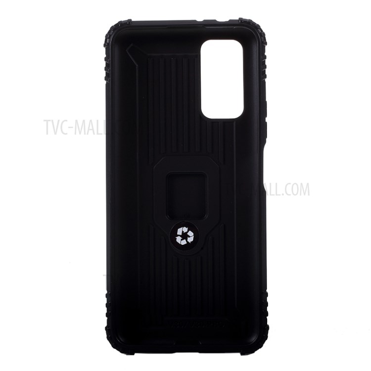 Finger Ring Kickstand TPU Stylish Case for Huawei Honor View 30/V30 - Black-3