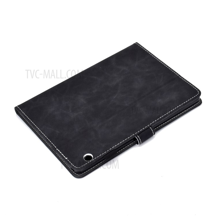 Imprint Elephant Card Slots Leather Stand Tablet Protective Case for Huawei MediaPad T5 10 - Black-9