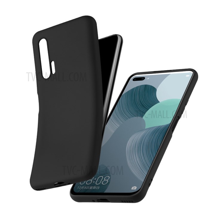 X-LEVEL Dynamic Series Anti-Drop Liquid Silicone Phone Case for Huawei nova 6 5G Version - Black-3