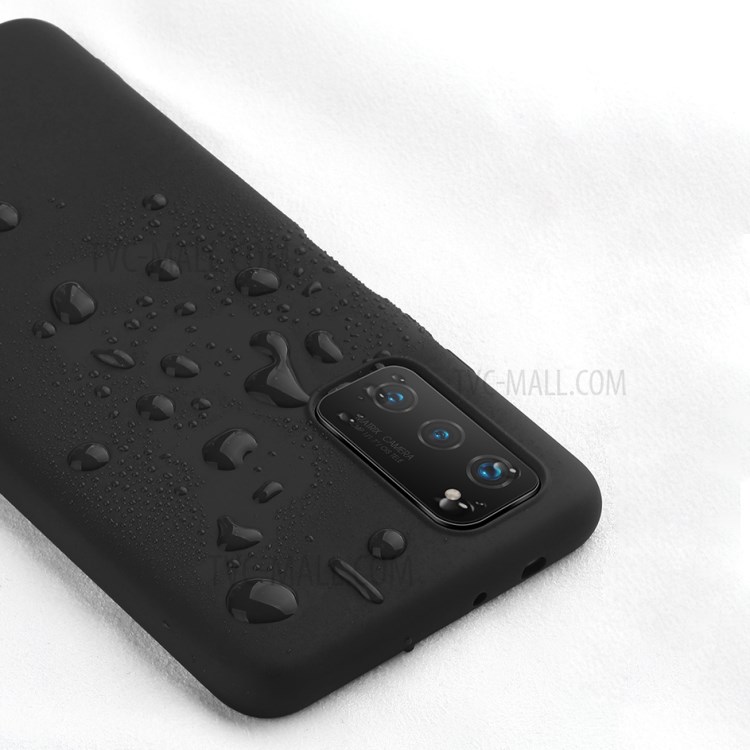 X-LEVEL Anti-Drop Liquid Silicone Phone Back Shell for Huawei Honor View 30/V30 - Black-8