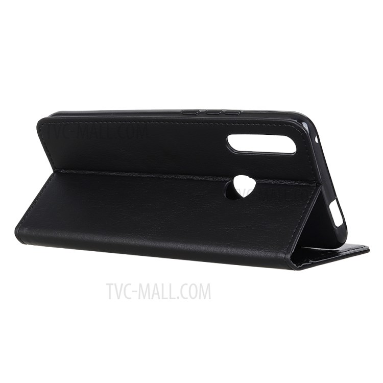 Litchi Grain Wallet Stand Leather Mobile Case for Huawei Y7p/P40 lite E - Black-4