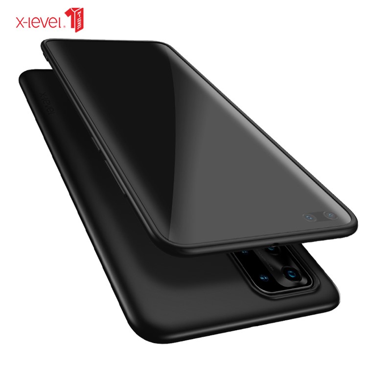 X-LEVEL Ultra-thin Frosted TPU Phone Case Cover for Huawei P40 Pro - Black-3